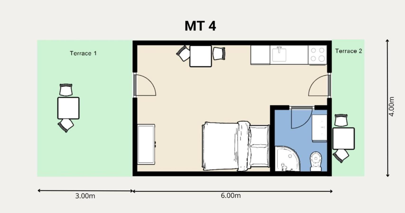Studio Apartments Mt Smrika Bagian luar foto